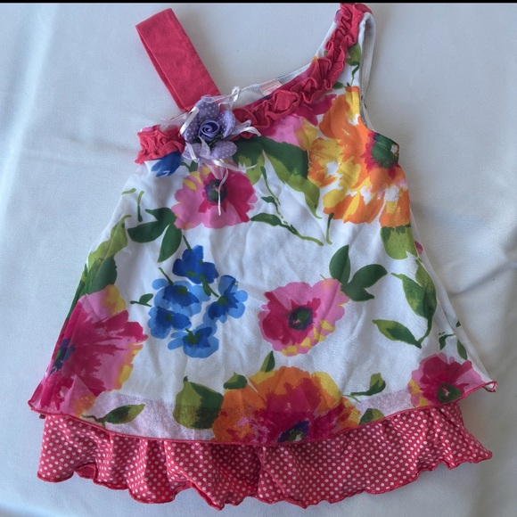 Colorful Floral Kids Camisole - Picture 4 of 4